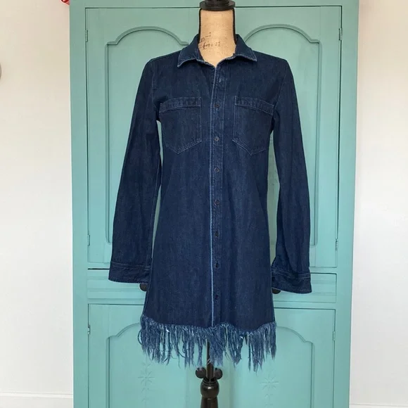 Anthropologie | Dresses | Nwt Anthropologie 3x Nyc Denim Fringe Dress Navy | Poshmark Anthropologie | Dresses | Nwt Anthropologie 3x Nyc Denim Fringe Dress Navy | Poshmark
